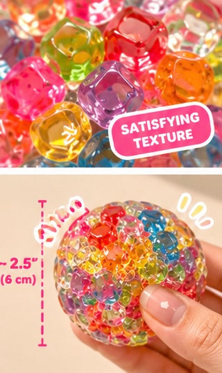 RAINBOW ICE CUBE BALL